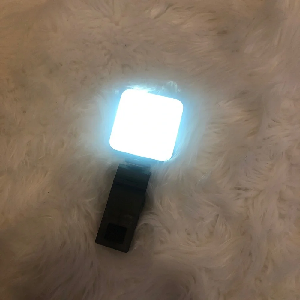 Portable clip on Selfie Light. Still new.